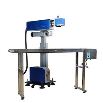 آلة الوسم بالليزر 20W 30W 60W CO2 لتمييز خط الإنتاج