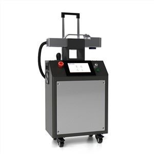 50W نوع الأمتعة الألياف ليزر منظف لتنظيف المعادن وغير المعدنية