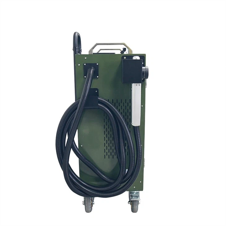 200W Pulsed Laser Cleaning Machine For Truck Restoration, Luggage-Type Laser.